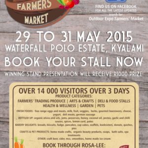 Outdoor Expo Farmers' Market Flyer